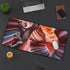 GENERIC Gecko Clinging to a Color-Changing Canyon Wall Desk Mat - Vibrant Colors, Premium Quality