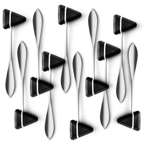 Primacare DH-3692-10 Pack of 10 Taylor Neuro Hammers with Stealth Black Heads,
