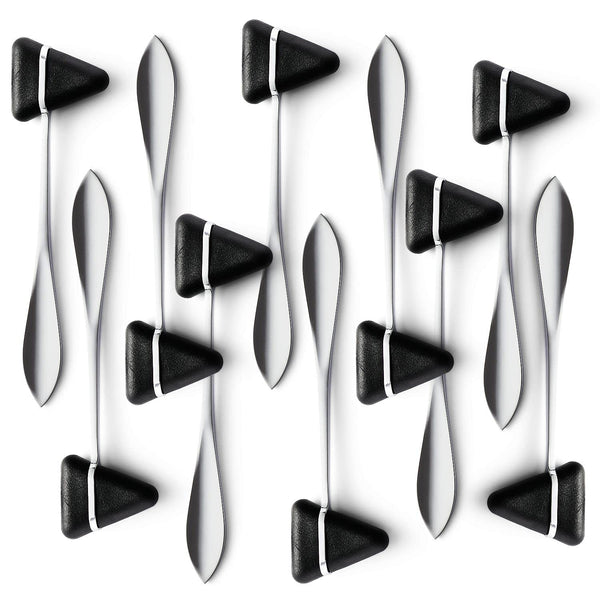 Primacare DH-3692-10 Pack of 10 Taylor Neuro Hammers with Stealth Black Heads,