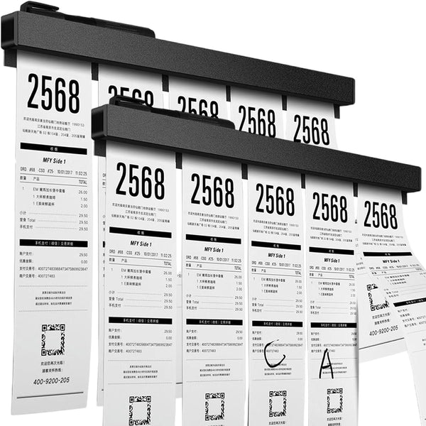 origreen 2 Pieces Ticket Holder Receipt Holder for Restaurant Refrigerator, No Drill Restaurant