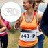 cobee 24 Race Number Buckle Fixing System, PCS Clear Running Bib Clips, Triathlon Race Bib Holder Reusable Field Events