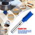1/4" Shank,1/2" Set Straight Cut Router Bit with Cutting Dia. Carbide Tipped Double Flute Dado Straight Router Bit