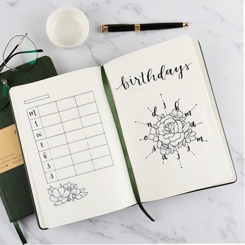 Journal notebook (A5-Dotted, Dark Green),192 Pages, Medium 5.7X8.3 inches - 80 gsm Thick Paper, Hardcover by foroxin