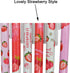 Maydahui 12PCS Strawberry Gel Pens - Cute Fruit Pen - Black Ink for Girls School Party