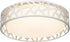 Flush Mount Ceiling Light Fixture,15W 1600 Lumens LED Ceiling Lights, Dimmable 3000K