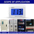 Flat US Plug AC 80-300V LCD Digital Voltmeter for Household Voltage Measuring Monitor (1)