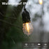 S14 Outdoor String Light Bulbs, 25 Pack, Shatterproof Replacement Bulbs, 1W Equivalent to 10W, Waterproof 2200K Warm