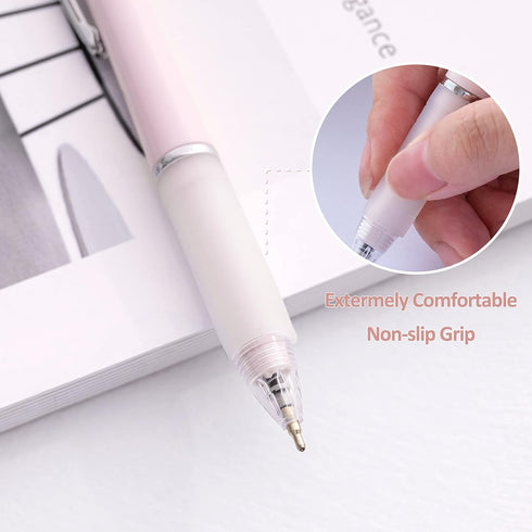 Ball Point Pen Black Ink, Medium Point 1.0mm Office Pens, 18 Pack
