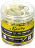 Sopoby 100PCS Heat Shrink Ring Connectors, 3/8" Yellow, 12-10 AWG, Electrical Crimp Connectors