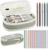 Henoyso 18 Pcs Aesthetic Bible Study Supplies, Big Capacity Pen Bag with Zipper, 12 Pcs Chisel Tip Highlighters
