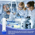 PATIKIL 0.5ml Plastic Cryogenic Vials, 200Pcs Self Standing Screw Top Test Tubes for Laboratory Science