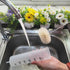 NewFerU Stainless Steel Soda Bottle Cleaning Brush in Natural Boar Bristle Wool Tip, Long Handle, Flexible Bendable