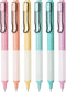 Mr. Pen Retractable Gel Pens, 6 Pack, Black Ink, Pastel Barrels, 0.5mm Fine Point, Aesthetic Pens
