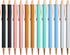 Fun Sparkle Fancy Ballpoint Pen for Women, Cute Sparkly Click Metal Pens, Retractable Multicolor Pen for Journaling