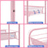 Generic 3 Rolling Cart Organizer Tier, Mesh Utility Cart with Wheels, Office School Storage Cart - Pink