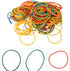 NUOBESTY 2 Boxes Rubber Bands, Office Supplies Elastic Stretchable Bands for Home and School