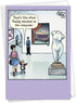 NobleWorks Happy Father's Day Greeting Card Funny - Humor for Dad or Stepdad, Notecard with Envelope