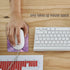 Small Mouse pad mall, only Takes up Mouse Space, Mini Travel Carry Washable Lycra Non-Slip Rubber Base, Office, Small Space, 5x6inches, Purple by GZXHS