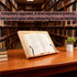 ZYEUNAGNB 8 (11x7.9inch) Reading Rack Wooden Bookshelf - Book Stand Foldable with Adjustable Positions and Page