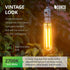 Sunco Lighting 6 Pack 5W=40W Dusk to Dawn Outdoor T10 Light Bulbs, 2700K Soft White, E26 Base, 450 Lumens