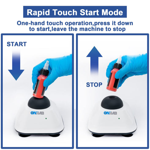 ONiLAB Mini Vortex Mixer with Touch Function, Lab Mixing for Nail Polish, Eyelash Adhesives, and Acrylic Paints