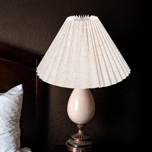 Generic 39 Pleated Lampshade Desk Lamp Cover Modern Minimalist Easy Assembly Floor Light Cover Table Lamp Shade