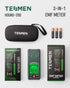 TESMEN EMF Meter, Hound-200 EMF Detector: 3-in-1 Portable Electromagnetic Field Radiation Detector for EF, RF, MF, WiFi