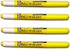G.T. Luscombe Accu-Gel Bible Highlighter, No Bleed Solid Gel, Long Lasting, Bright Translucent Color Dry Marker,