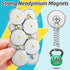 Strong Neodymium Magnets, 10Pack 110LBS Waterproof Cup Magnets with Stainless Screws for Wall Mounting