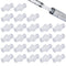 25pcs Luer Lock to Luer Lock Connector, Female Luer Syringe to Syringe Transfer Joint, PP Syringe Adapter Coupler
