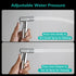 Set BARROCK Chrome Handheld Bidet Sprayer for Toilet,Stainless Steel Baby Cloth Diaper Jet Spray Kit,Bathroom Toilet