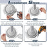 2 Pcs Pipe Flashing Boot for Pipe OD 1/4" to 5", EPDM Flexible Roof Jack Pipe Boot, 7-3/4 Inch Base Diameter