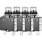 Thermal Circuit Breaker, 10 Amp Push Button Manual Reset, 32V DC, 125/250VAC, 4Pcs with Quick Connect Terminals
