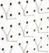 100-Pack Stainless Steel Pegboard Hooks 1" L - Fits Any Peg Board, Will Not Fall Out - Organize Tools, Garage, Crafts