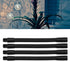 4 Pcs Gooseneck Lamp Hose, Lightweight Aluminum Flexible Lamp Hose for Table Desk Lighting Fittings (20cm)