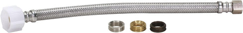 Fluidmaster B4T09U Universal Toilet Connector, Braided Stainless Steel, 9-Inch Length
