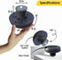 BRIGHTICONIC Solar Motion Sensor Light LED Powered Motion Activated Lighting for Shed, Portable Toilet, Chicken Coop