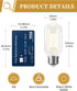 DORESshop 4 Pack LED Edison Bulbs, 4W Antique Filament Bulbs, 40W Equivalent, E26 Base, Daylight 4000K, Non Dimmable
