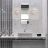 Modern Chrome Crystal Wall Sconces, Elegant Bathroom Vanity Wall Light Fixtures for Living Room Bedroom Bathroom