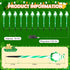 DTNESS 12 Packs 8 Lovely Elf Pathway Lights Outdoor Decorations for St. Patricks Day, Green Lucky Gnome w/ Modes
