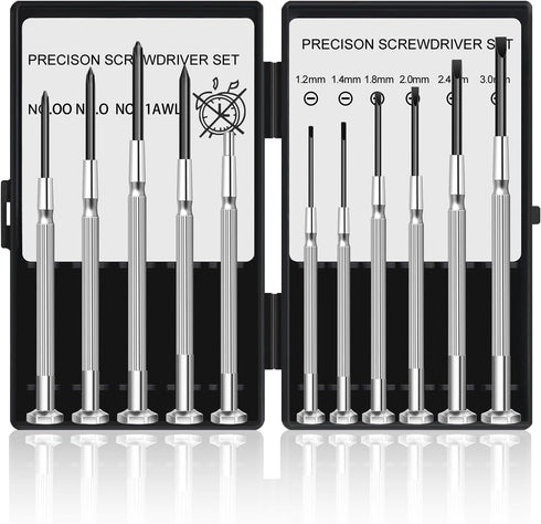 Jotyua 11 Pcs Small Precision Screwdriver Set, Tiny Screwdriver Set, Mini Screw Driver