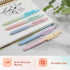 FIOVER 5pcs Pens Black Ink Gel Pens Medium Point 0.7mm Pen Smooth Writing High-End Series Cute Pens for Journaling Note Taking, Office School Supplies Gifts for Women and Men