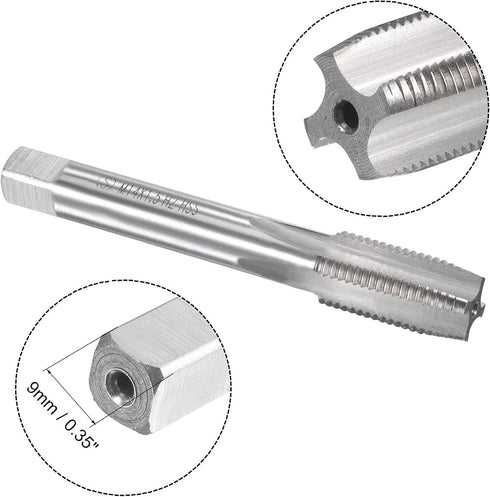 uxcell M14 x 1.5mm Metric Tap and Die Set, Machine Thread Screw Tap & Die Kit for Nut Screw Bolt Repair