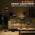 4-in-1 LED Floor Lamp with Detachable Magnetic Head - Adjustable Height Standing Lamp & Table Lamp, Portable Night