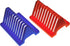 MUHWA Lab Electrophoretic Gel Glass Drying Rack Holder, Pack of 2, Orange/Blue