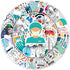 FUNWING Medical Nursing Stickers| Doctor Nurse Waterproof Vinyl Decals for Water Bottles Laptop Luggage Cup Computer