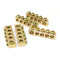 5pcs Electrical Wire Screw Terminal Ground, Brass Grounding Bars, 5 Positions Terminal Ground Bar
