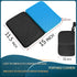 SeoTin Relief,1.15-Inch Foldable Gel Seat Cushion for Travel, Portable Chair Cushion for Camping, Honeycomb Seat