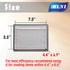 BEUYI Clear Packing List Envelopes, 7.5'' x 5.5'' Shipping Label Pouches, 200 Pack for Documents