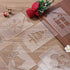 INFUNLY 8PCS Xmas Tree Acrylic Router Template 7.8x5.5 Snowflakes Gifts Clear Acrylic